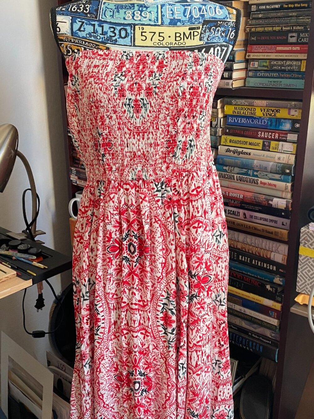 Torrid Hankerchief Hem Strapless Rouched bodice (straps included)  Sz 3 (3X) NWT